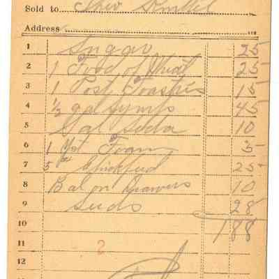Receipt, 1919