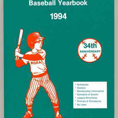 Buffalo Grove Recreation Association Baseball Yearbook 1993