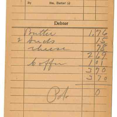 Receipt, 1919