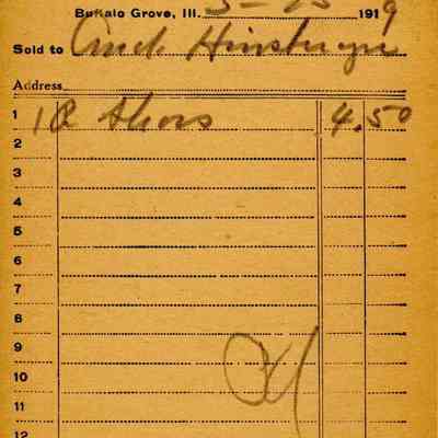 Receipt 1919