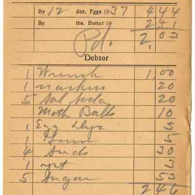 Receipt, 1919