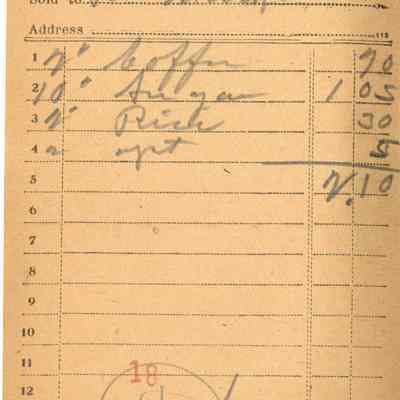 Receipt,1919