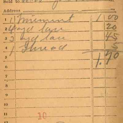 Receipt,1919