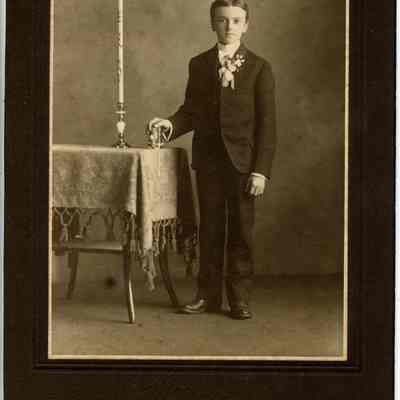 Confirmation Portrait Unidentified Child