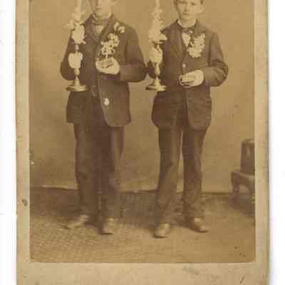 William and August Weidner 1st Holy Communion