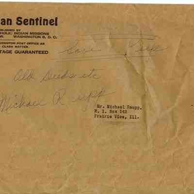 Michael Raupp Old Deeds Envelope