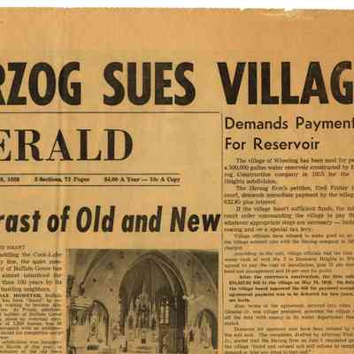 The Wheeling Herald Newspaper Page