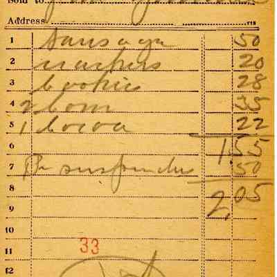 Receipt, 1919