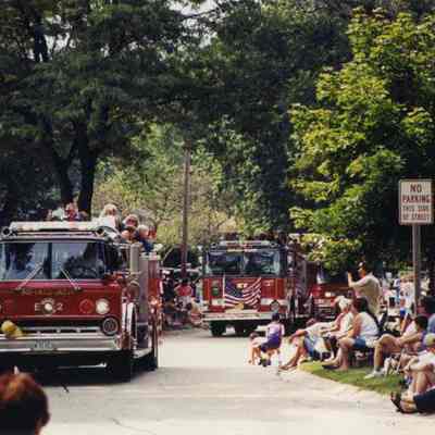 Buffalo Grove Days Parade firetrucks