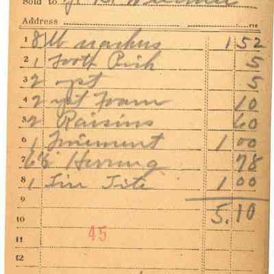 Receipt, 1920