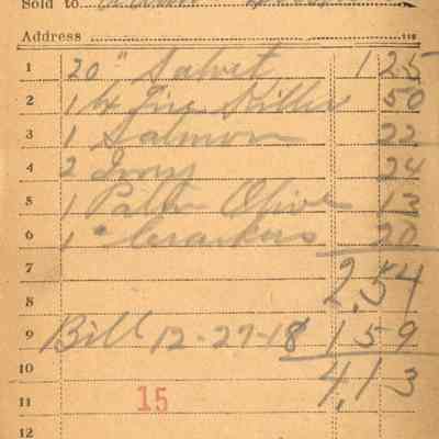 Receipt,1919