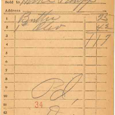 Receipt, 1919