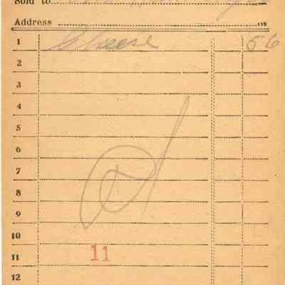 Receipt, 1920
