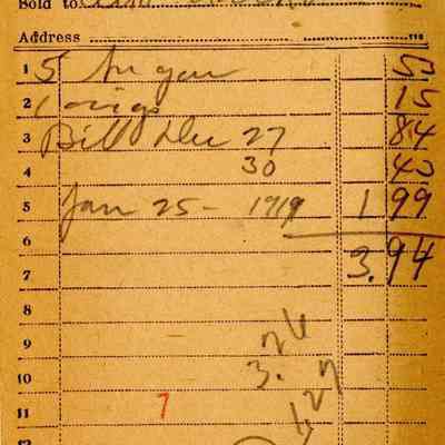 Receipt,1919