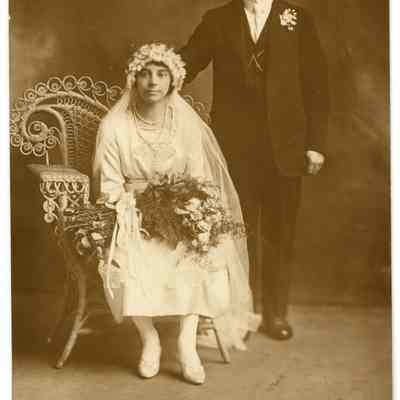 Jacob Raupp and Olga Dorothea Weidner Wedding Portrait