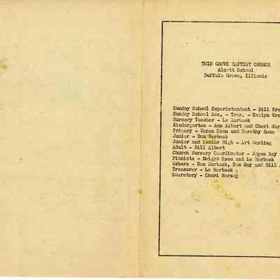 Directory Twin Groves Baptist Church