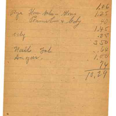 Firnbach and Raupp Receipt 1919