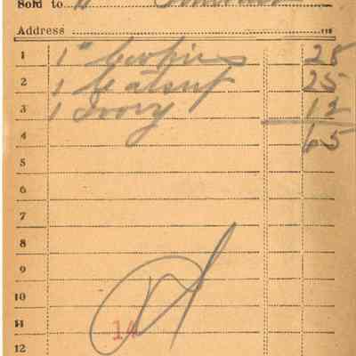 Receipt,1919