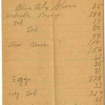 Receipt, 1919