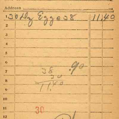 Firnbach and Raupp Receipt 1919