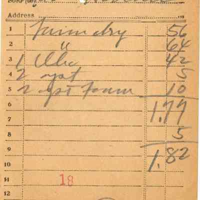 Receipt, 1919