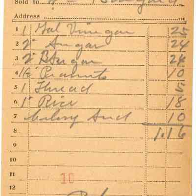 Receipt, 1919
