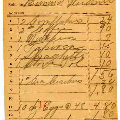 Receipt, 1920