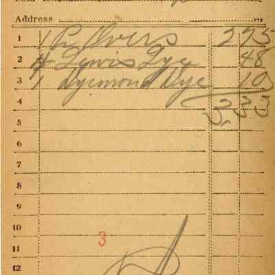 Receipt, 1920