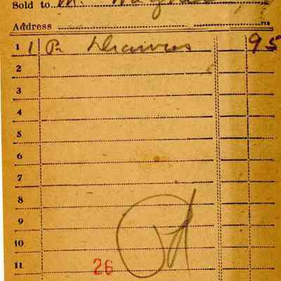 Receipt,1919