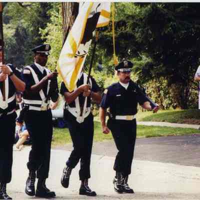 Buffalo Grove Days Parade flags