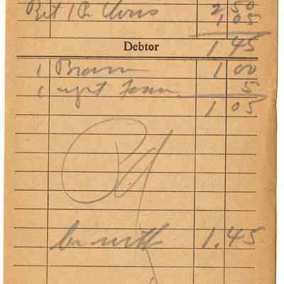 Receipt, 1919