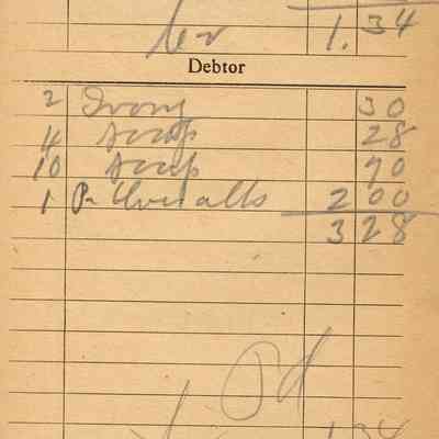 Receipt, 1920