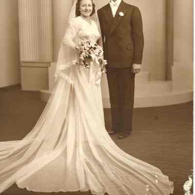 Nicolas Quirine Weidner and Mary Michelau Wedding Portrait