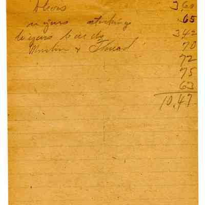 Firnbach and Raupp Receipt 1919