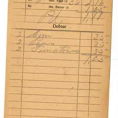 Receipt, 1919