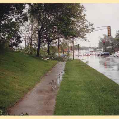 Looking East on Lake Cook Road. C. 2000