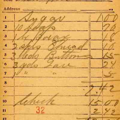 Receipt 1919