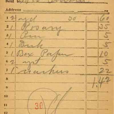 Receipt 1919