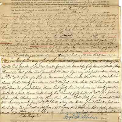 Quit Claim Deed John Raupp to Maria Raupp 06/06/1893