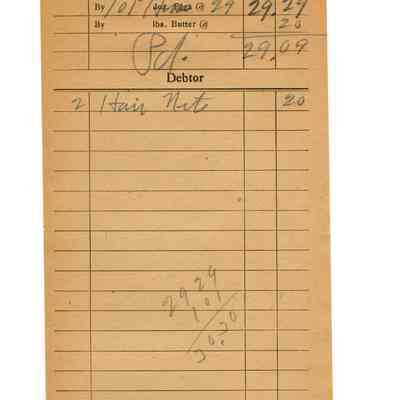 Firnbach and Raupp Receipt 1919