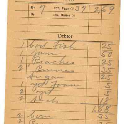 Receipt, 1919