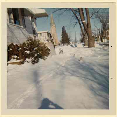 Looking North toward St. Mary on BG Road, C. 1960s