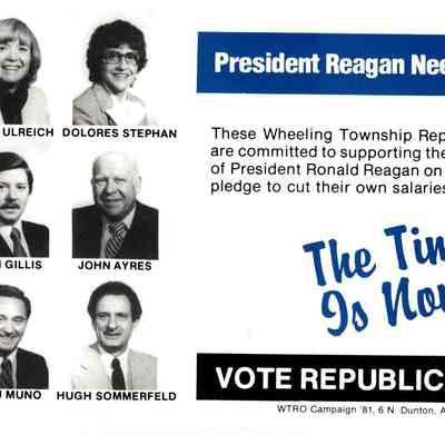 Wheeling Township Republican Election Pamphlet 1981