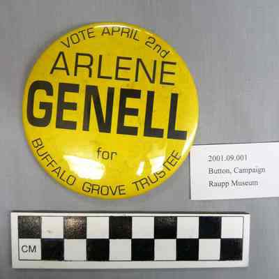 Arlene Genell Campaign Button