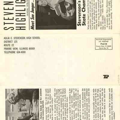 Stevenson Highlights Winter 1978-1979
