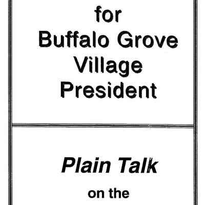 Sidney H. Mathias Election Pamphlet 1991