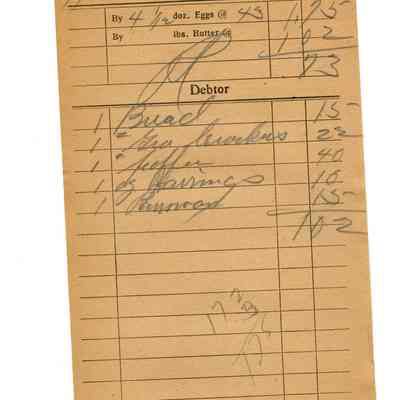Firnbach and Raupp Receipt 1919
