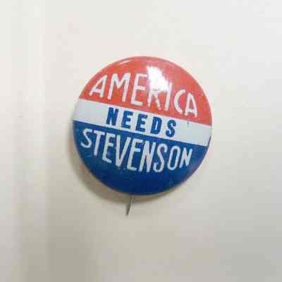 Adlai Stevenson Campaign Pin