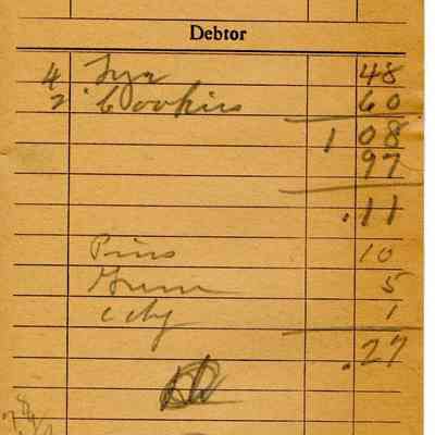 Firnbach and Raupp Receipt 1919