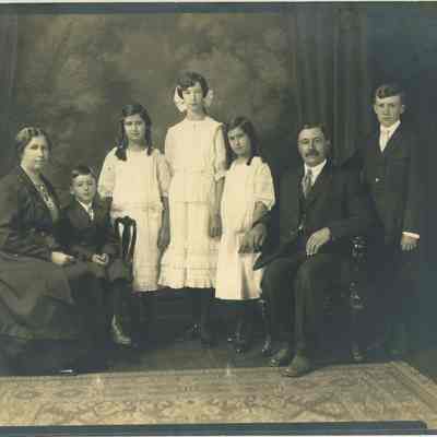 Michael Raupp and Mary Nickol family portrait